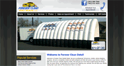 Desktop Screenshot of forevercleandetail.com